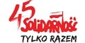 Logo 45-lecia NSZZ "Solidarność"