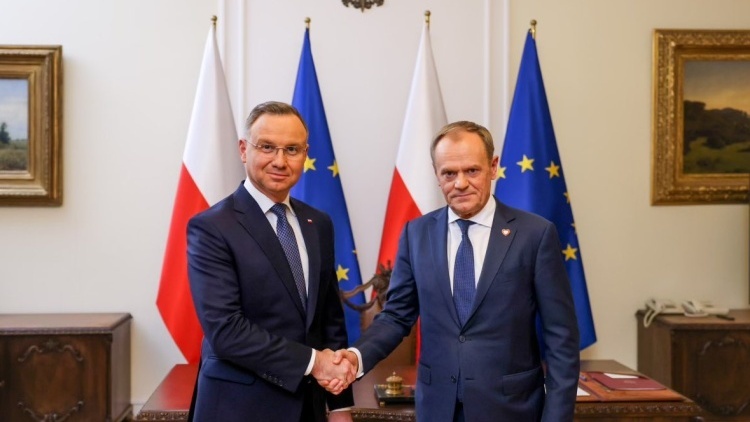 Andrzej Duda i Donald Tusk