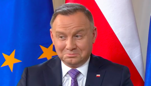 „Panie redaktorze, no comments”. Prezydent wybuchł śmiechem. Poszło o Tuska