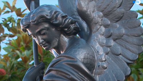 Figura św. Michała Archanioła w Les Sables-d'Olonne