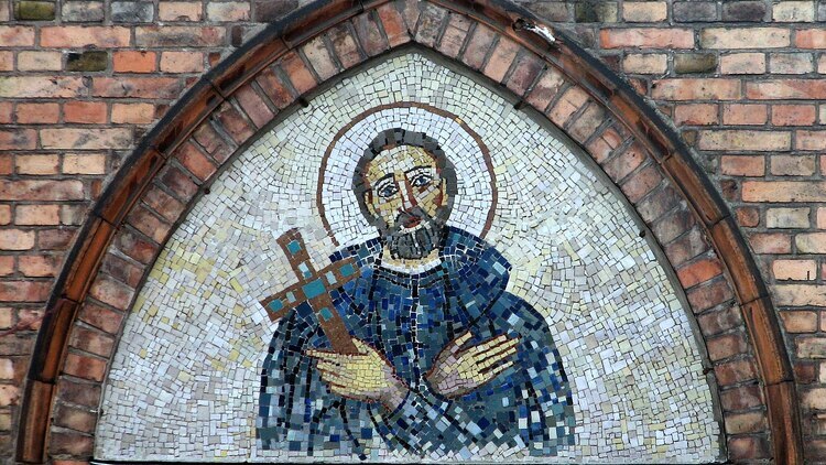 Mozaika św. Andrzeja Boboli w Sopocie
