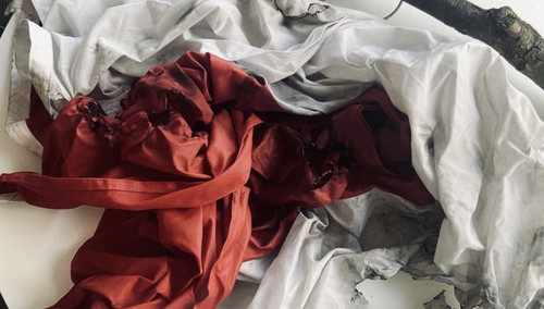 Wandal zerwał i zniszczył polskie flagi na Westerplatte