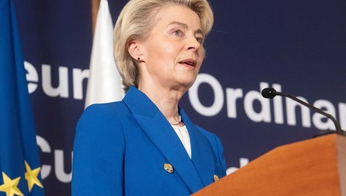 Ursula von der Leyen w Montevideo