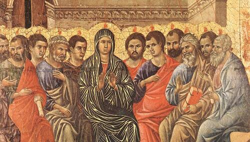 Duccio di Buoninsegna - Pięćdziesiątnica