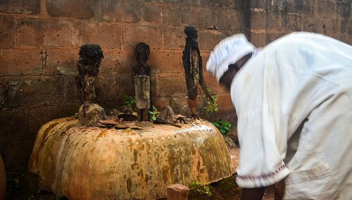 Ceremonia voodoo - zdjęcie ilustracyjne