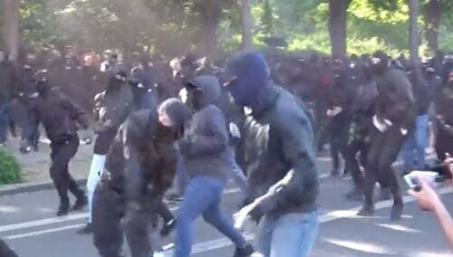 Niemcy: „Dzień X” w Lipsku. Lewicowi ekstremiści starli się z policją [WIDEO]