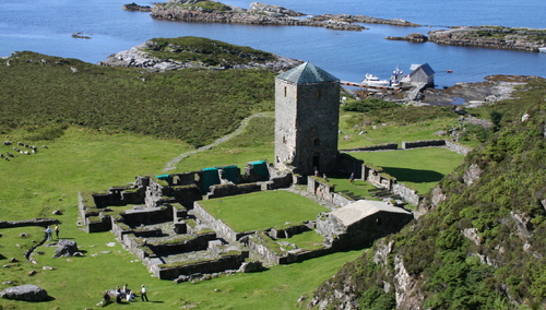 Wyspa Selje, ruiny klasztoru benedyktyńskiego