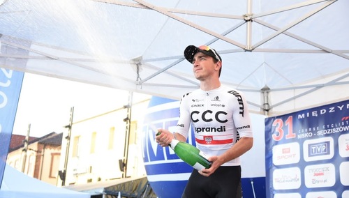 Jeeeest! Triumf Aniołkowskiego na trzecim etapie „Solidarki". Czy zachowa żółtą koszulkę do końca?