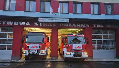 Akcja protestacyjna w jednostkach PSP