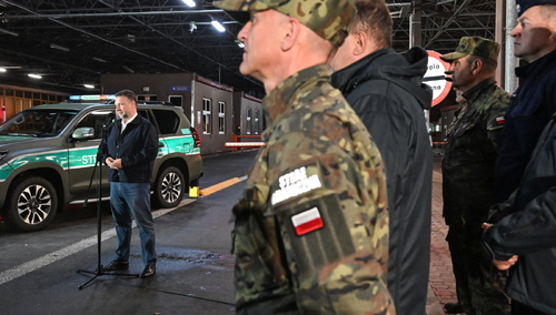 Konferencja szefa MSWiA Marcina Kierwińskiego