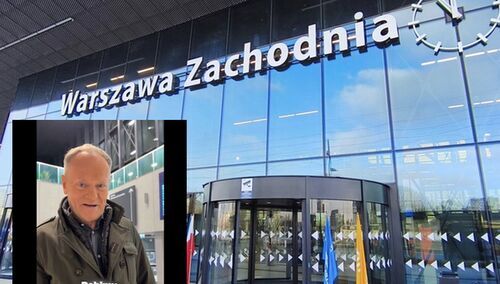 Tusk chwali się Dworcem Zachodnim. Internauci: „Podziękuj Morawieckiemu”