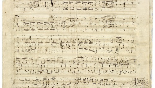 partytura Chopina, zdjęcie poglądowe