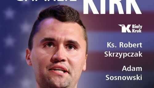 Okładka biografii Charliego Kirka