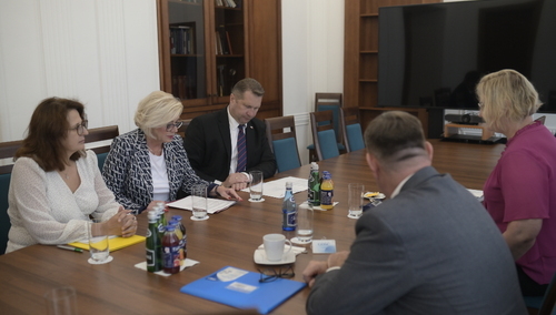 Spotkanie przedstawicieli KSOIW NSZZ "S" i MEIN