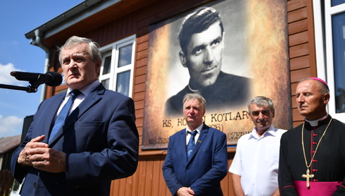 Piotr Gliński, bp Marek Solarczyk, Eugeniusz Kotlarz, Tomasz Świtka 