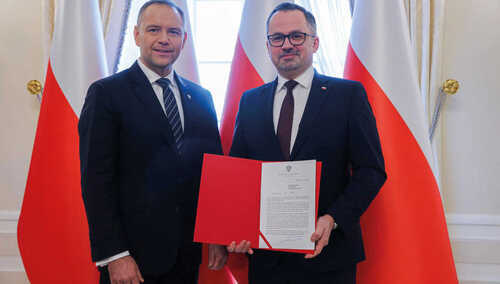 Marcin Horała i prezydent Karol Nawrocki