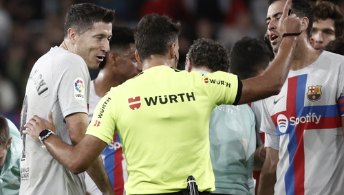 Afera w Hiszpanii. Lewandowski po meczu wstawił wymowne zdjęcie