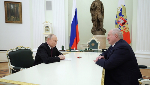 Władimir Putin i Aleksandr Łukaszenka