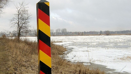 Niemiecki slup graniczny