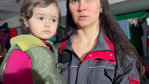 ukrywający się w Azowstalu