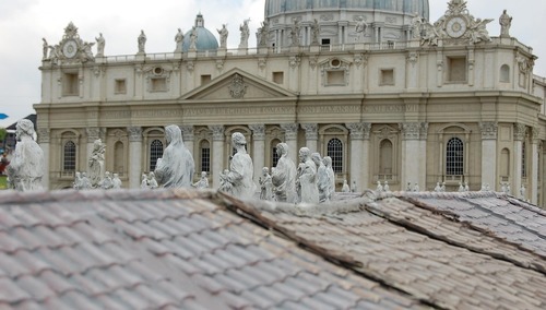 Widok na bazylikę św. Piotra