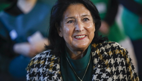 Prezydent Gruzji Salome Zurabiszwili 