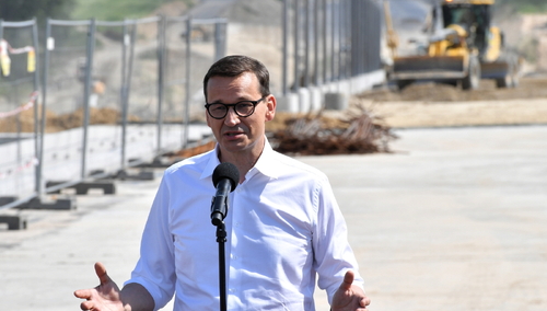 NIEDRZWICA DUŻA WIZYTA PREMIERA MORAWIECKIEGO