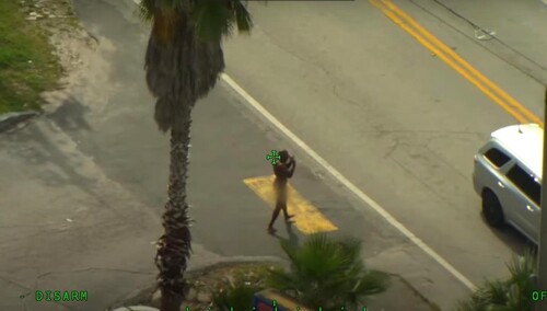 Floryda: Nagi mężczyzna zrobił zamieszanie