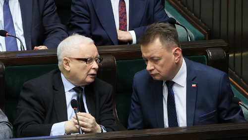 Jarosław Kaczyński w Sejmie