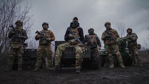 Ukraińscy żołnierze - zdjęcie ilustracyjne