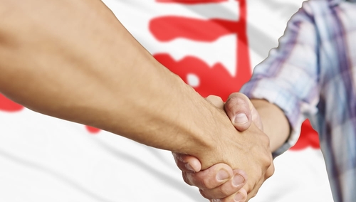 Podanie ręki - zdjęcie poglądowe