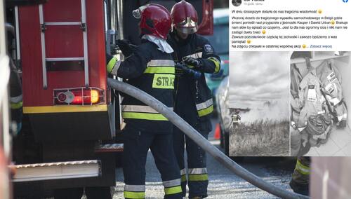 Tragiczne doniesienia z Belgii. Nie żyje dwóch polskich strażaków