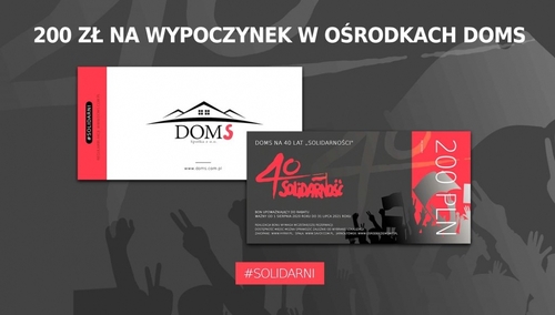 Bon wypoczynkowy dla członków „Solidarności” nadal aktualny