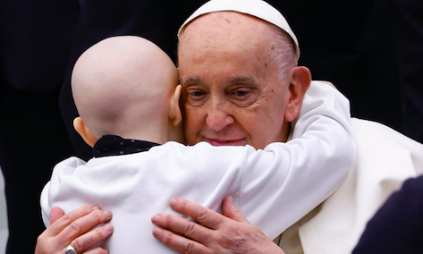 Papież Franciszek w szpitalu Bambino Gesù 