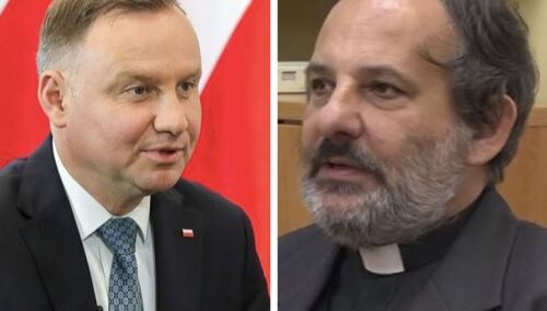 Andrzej Duda i ks. Tadeusz Isakowicz-Zaleski