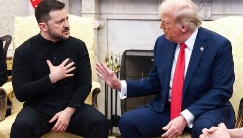 Wołodymyr Zełenski i Donald Trump