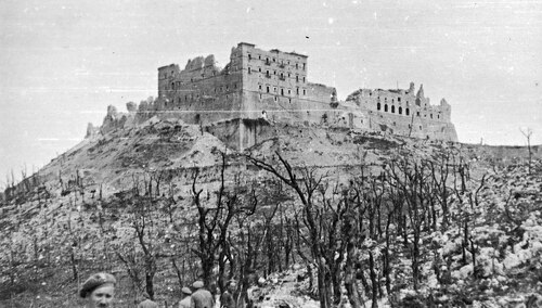 Ruiny klasztoru Monte Cassino