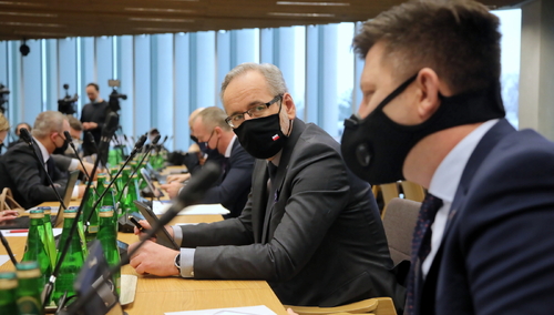 Adam Niedzielski i Michał Dworczyk