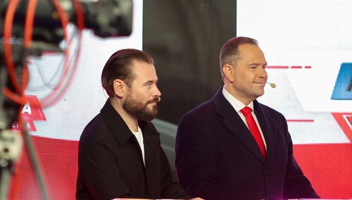 Krzysztof Stanowski podczas debaty