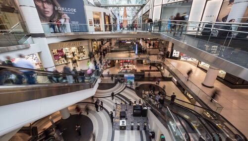 centrum handlowe zdj. ilustr.