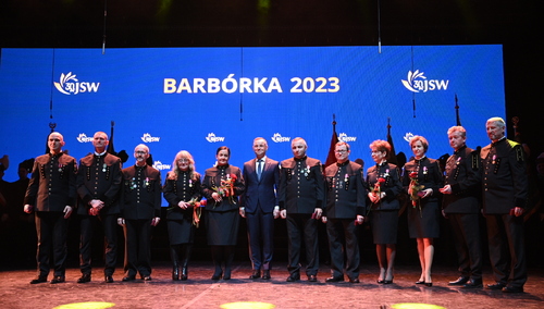 Barbórka JSW. Prezydent Andrzej Duda do górników: Dziękuję, że wybraliście ten zawód i kontynuujecie rodzinną tradycję