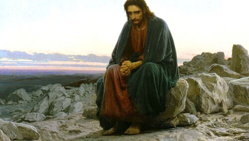 Chrystus na pustyni, Iwan Kramskoj