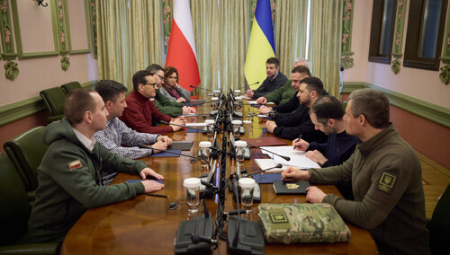 Premier Mateusz Morawiecki w Kijowie