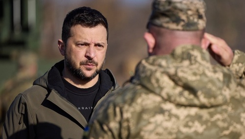 Prezydent Ukrainy Wołodymyr Zełenski