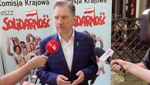 Piotr Duda, przewodniczący Komisji Krajowej NSZZ "Solidarność" 