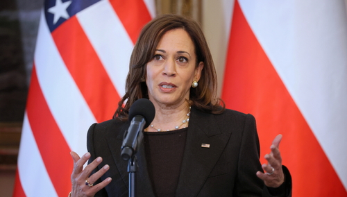 Kamala Harris podczas wizyty w Polsce, Warszawa 10 marca 2022 r.