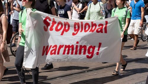 Protest przeciwko zmianom klimatu