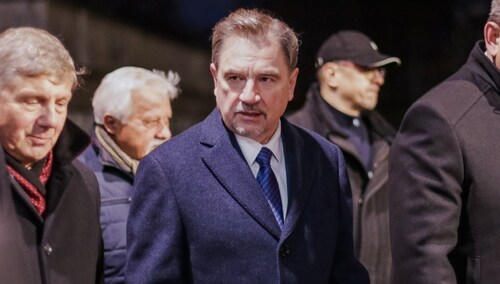 Piotr Duda podczas obchodów Grudnia 1970