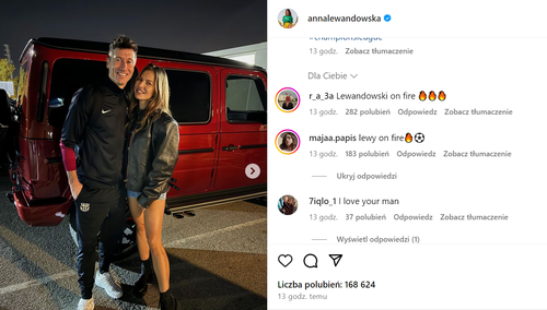 Anna i Robert Lewandowscy