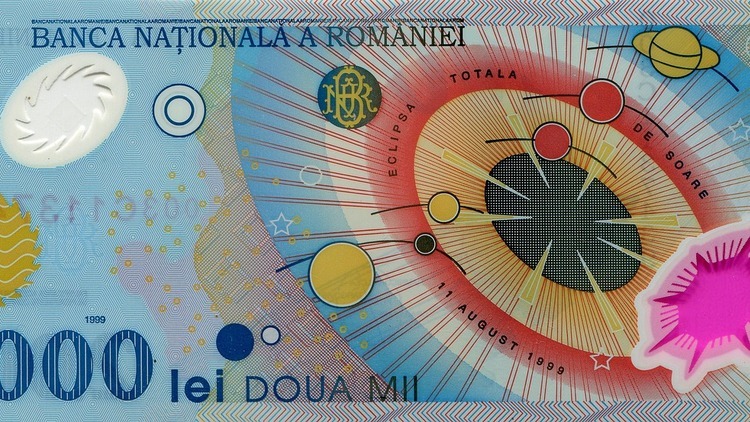 Rumuński plastikowy banknot